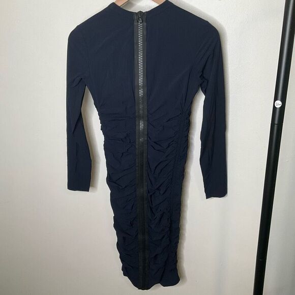 James Perse Ruched Side Fitted Dress - Picture 2 of 5